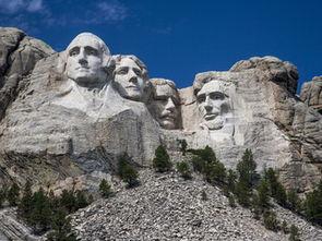 风景秀丽的国家公园：拉什莫尔山和黑山